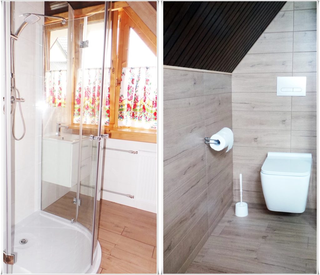Łazienka Apartament Kasprowy Wierch Apartament Pokoje wynajem Zakopane Villa Vista